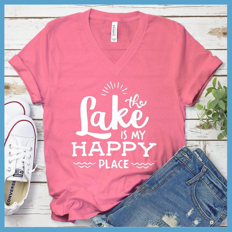The Lake Is My Happy Place V-neck