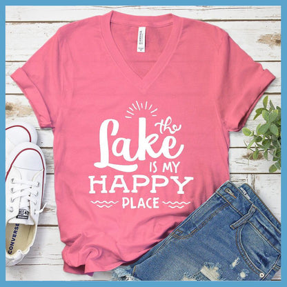 The Lake Is My Happy Place V-neck
