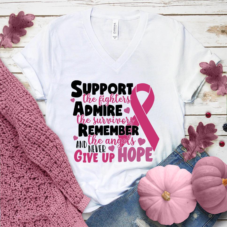 Never Give Up Hope Colored Edition V-Neck