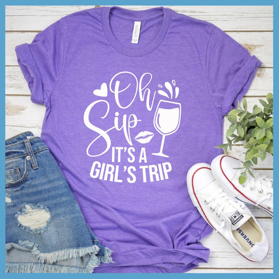 Oh Sip It's A Girl's Trip T-Shirt