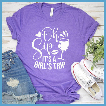 Oh Sip It's A Girl's Trip T-Shirt