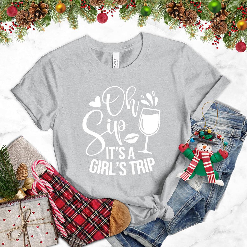 Oh Sip It's A Girl's Trip T-Shirt