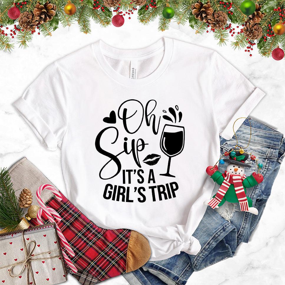 Oh Sip It's A Girl's Trip T-Shirt