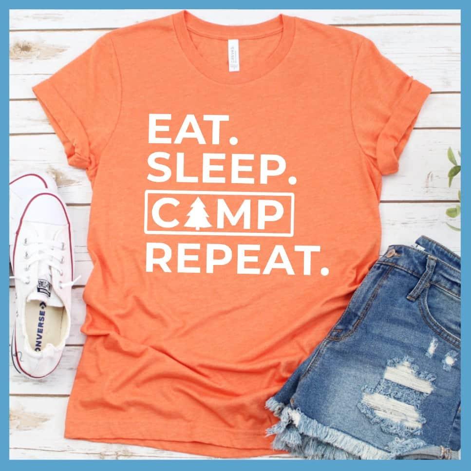 Eat Sleep Camp Repeat T-Shirt