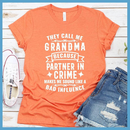 Partner In Crime Grandma T-Shirt