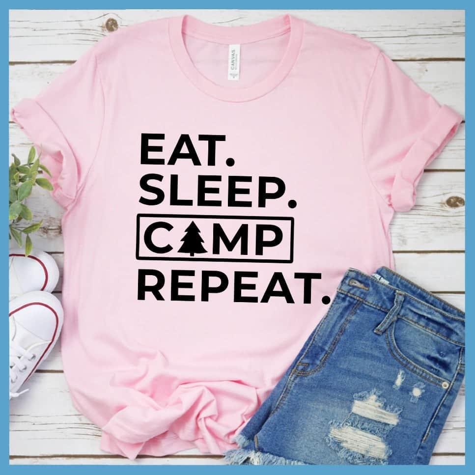 Eat Sleep Camp Repeat T-Shirt