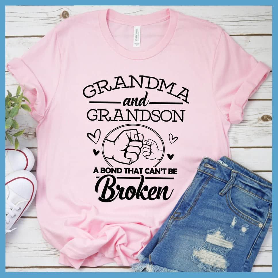 Grandma And Grandson A Bond That Can't Be Broken T-Shirt
