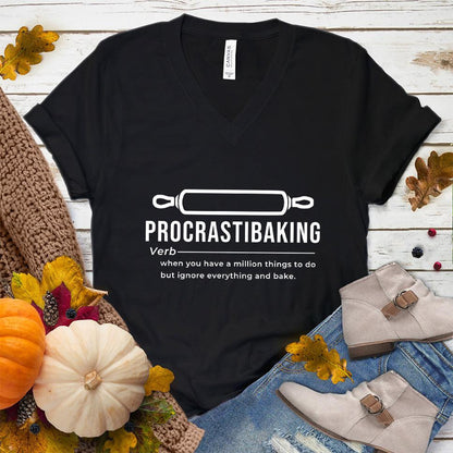 Procrastibaking V-Neck