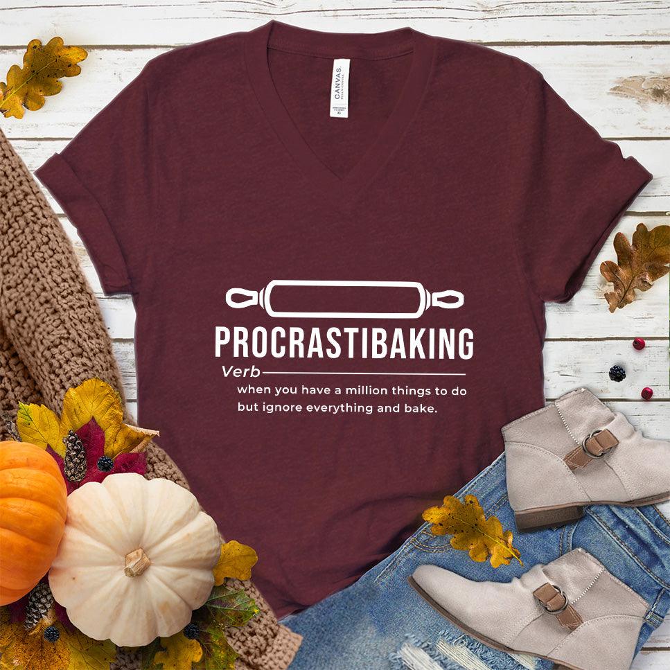 Procrastibaking V-Neck