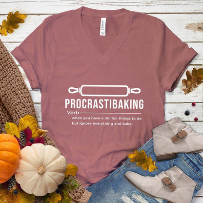Procrastibaking V-Neck