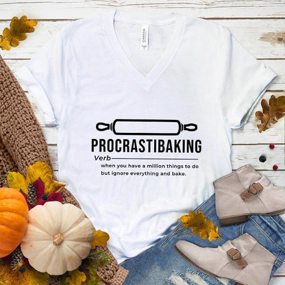 Procrastibaking V-Neck