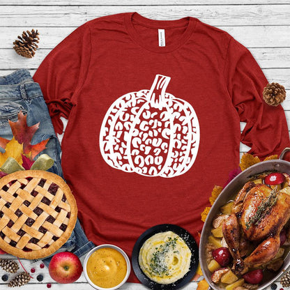 Pumpkin Leopard Long Sleeves