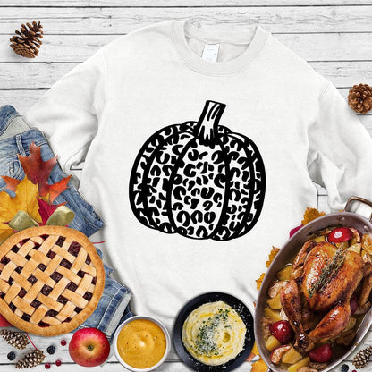Pumpkin Leopard Sweatshirt