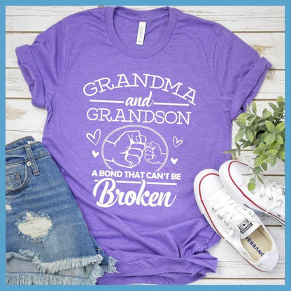Grandma And Grandson A Bond That Can't Be Broken T-Shirt