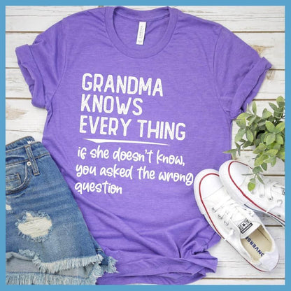 Grandma Knows Everything Version 3 T-Shirt