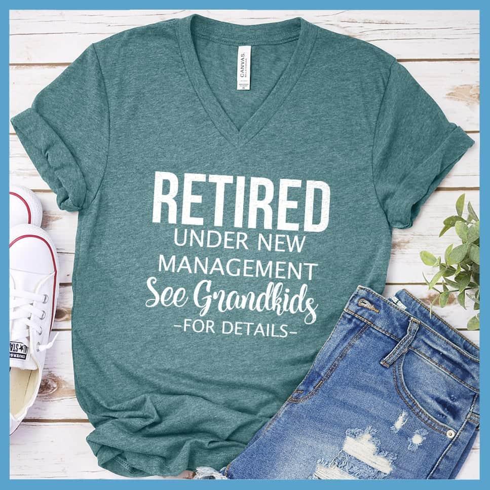 Retired Under New Management Version 2 V-Neck