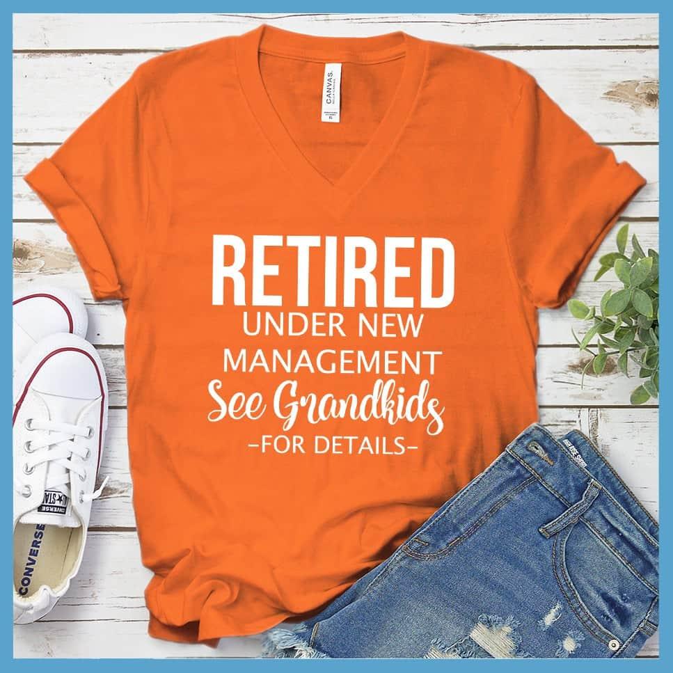 Retired Under New Management Version 2 V-Neck