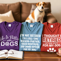 V-Neck (Heather Deep Teal+Team Purple+Heather Red)