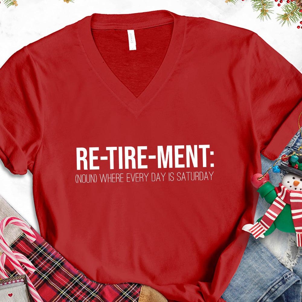 Retirement Noun V-Neck