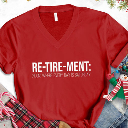 Retirement Noun V-Neck