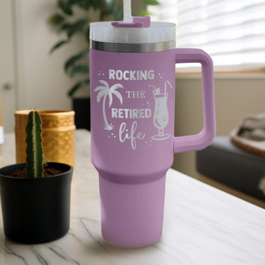 Rocking The Retired Life Tumbler