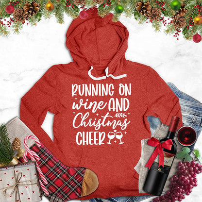 Running On Wine And Christmas Cheer Hoodie