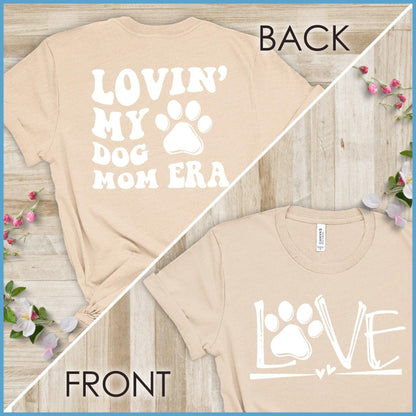 Lovin' My Dog Mom Era, Dog Love - Wavy T-Shirt Version 2