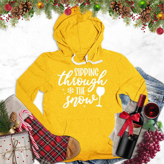 Sipping Through The Snow Hoodie