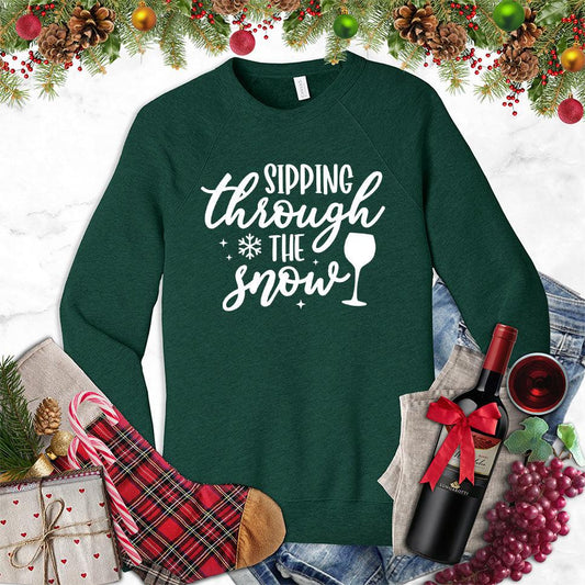 Sipping Through The Snow Sweatshirt