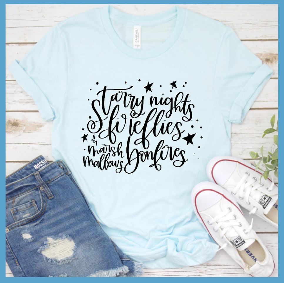 Starry Nights Fireflies T-Shirt