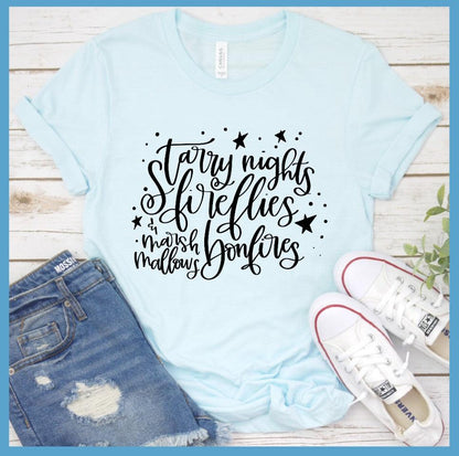 Starry Nights Fireflies T-Shirt