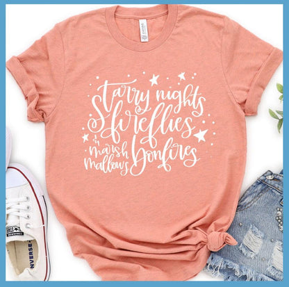 Starry Nights Fireflies T-Shirt