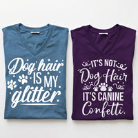 V-Neck (Heather Deep Teal+Team Purple)