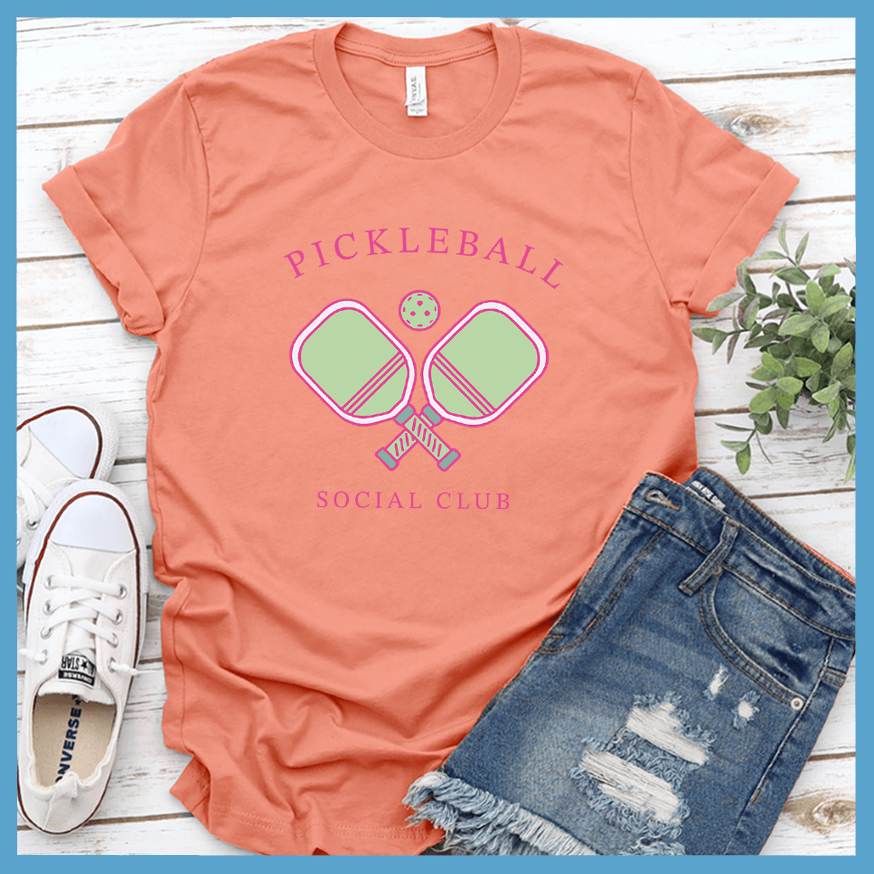Pickleball Social Club T-Shirt Colored Edition