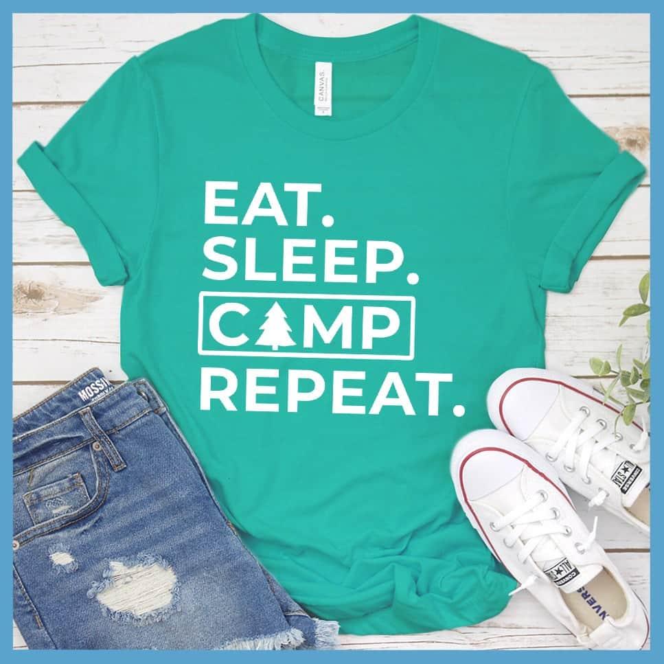 Eat Sleep Camp Repeat T-Shirt