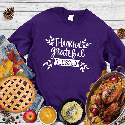 Thankful Grateful Blessed Sweatshirt