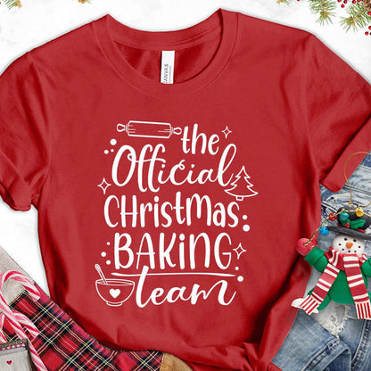 The Official Christmas Baking Team T-Shirt