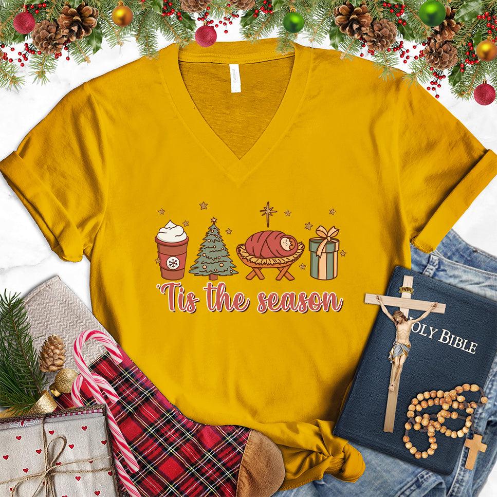 Tis The Season Christmas Colored Edition V-Neck