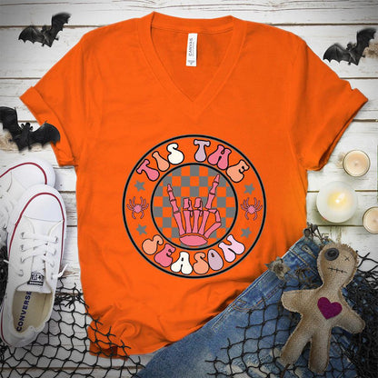 Tis The Season Halloween Colored Edition V-Neck