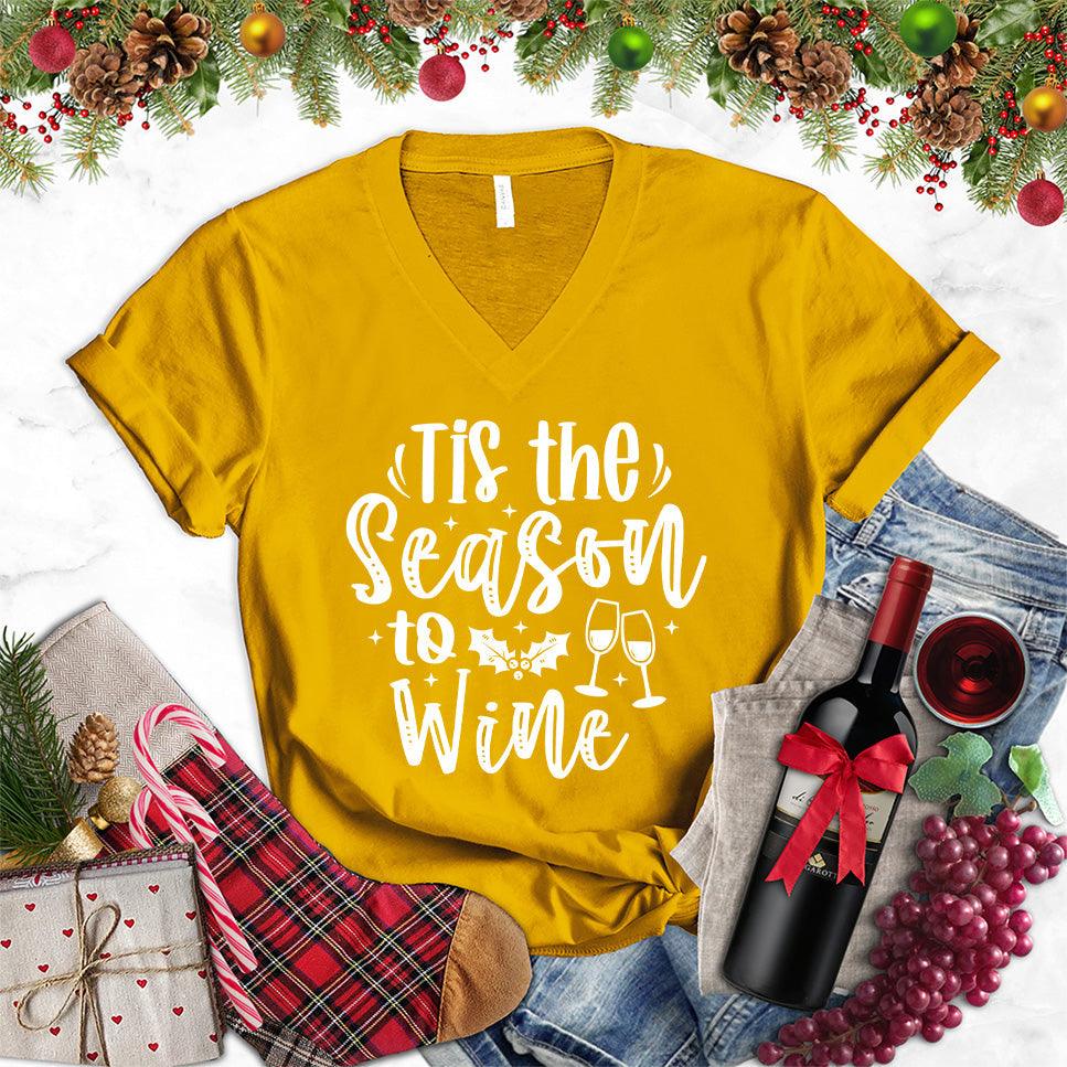 Tis The Season To Wine V-Neck