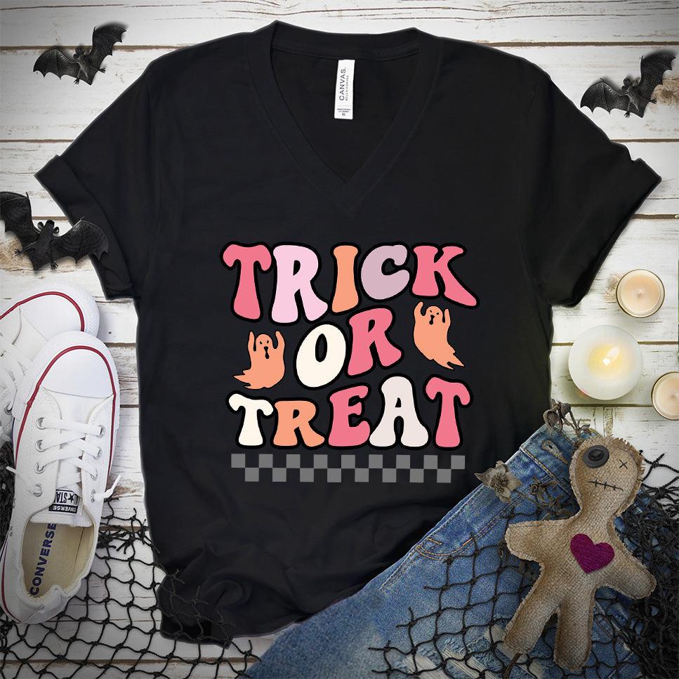 Trick Or Treat Colored Edition V-Neck