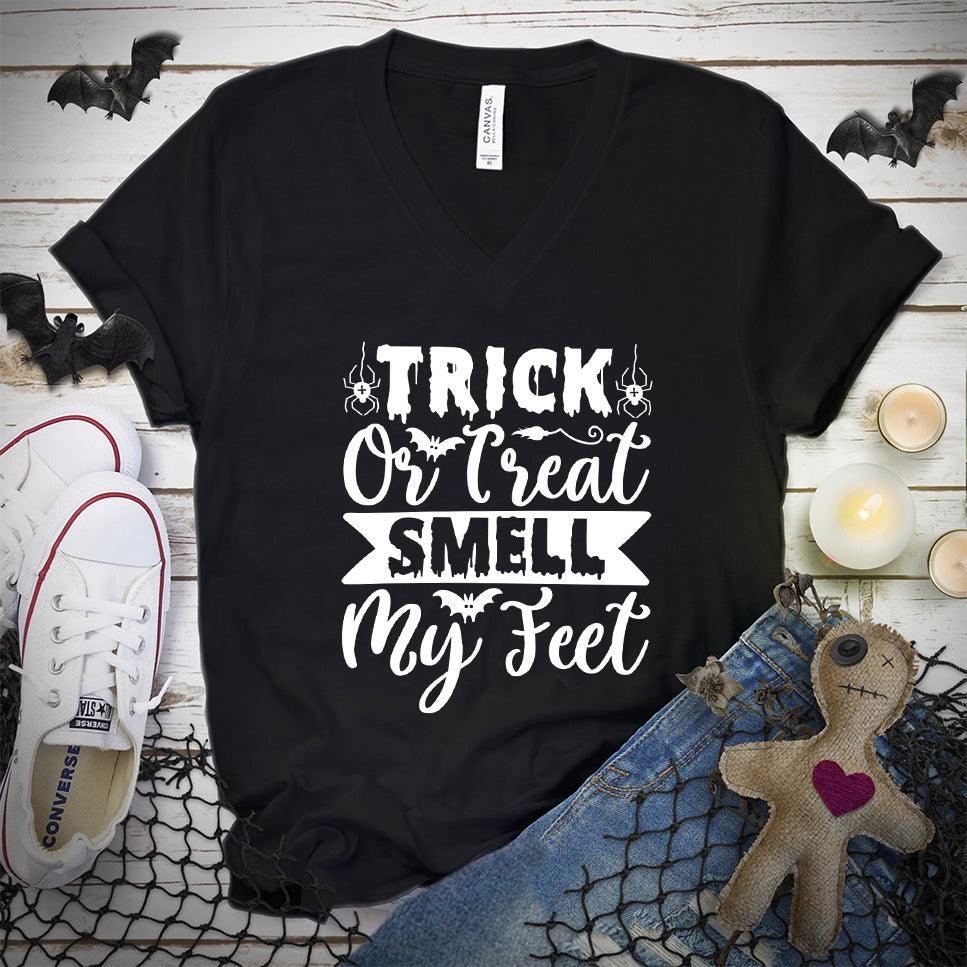 Trick Or Treat Smell My Feet V-Neck