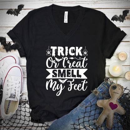 Trick Or Treat Smell My Feet V-Neck