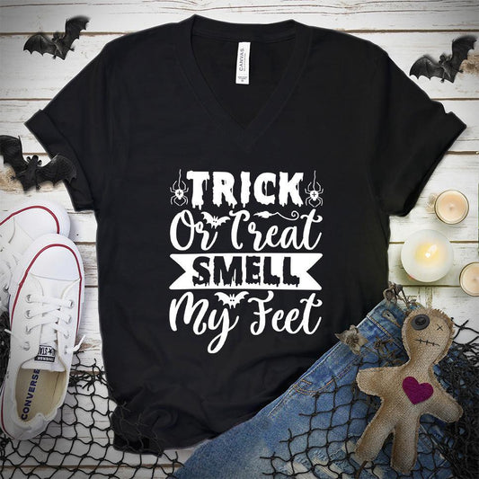 Trick Or Treat Smell My Feet V-Neck