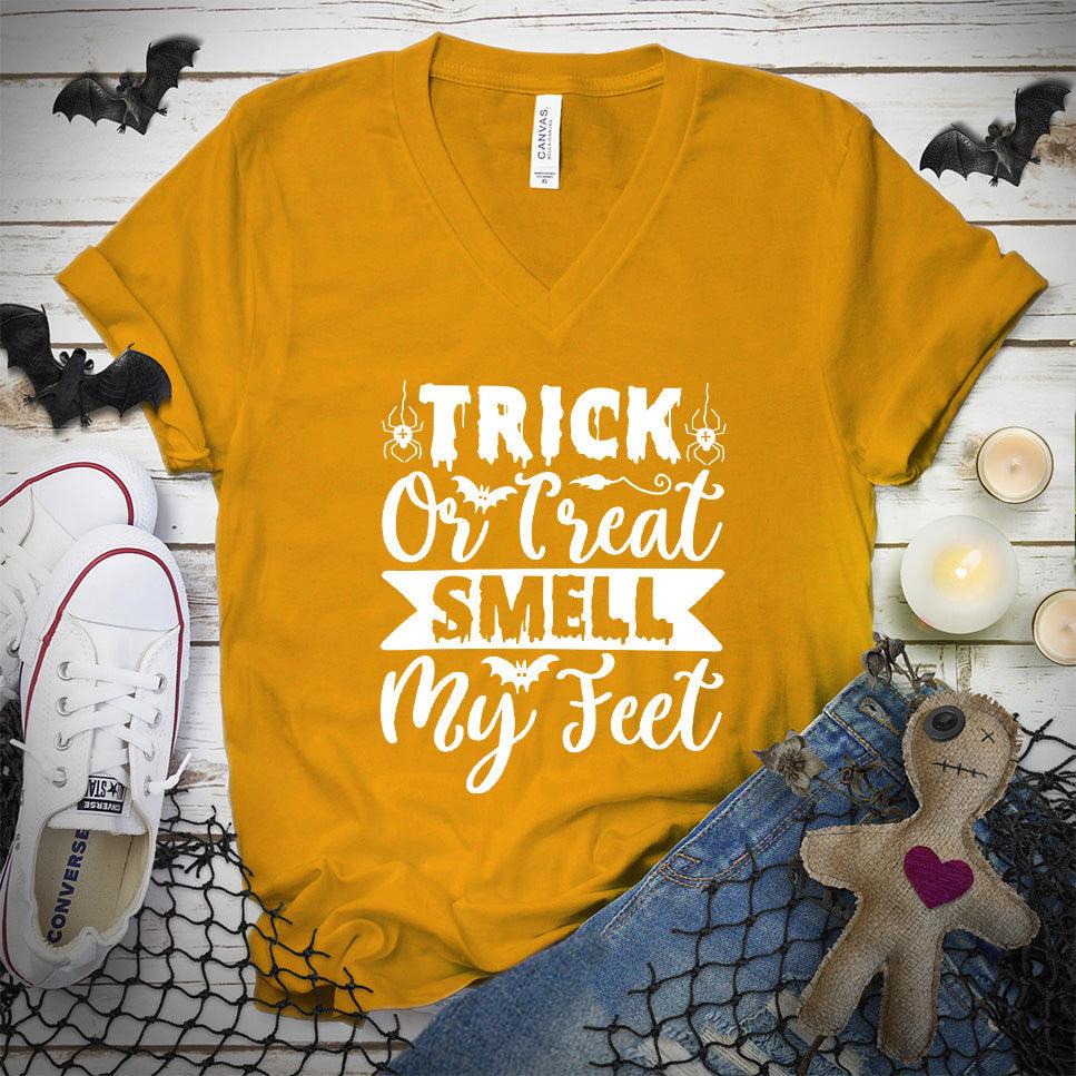 Trick Or Treat Smell My Feet V-Neck
