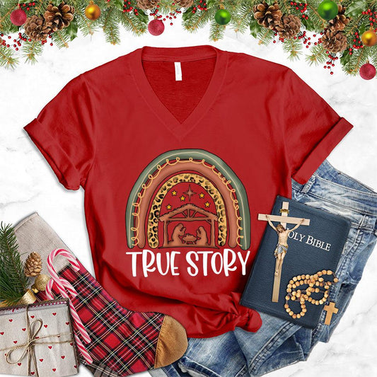 True Story Version 2 Colored Edition V-Neck