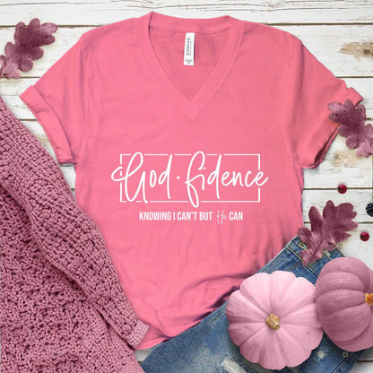 Godfidence Version 3 V-Neck Pink Edition