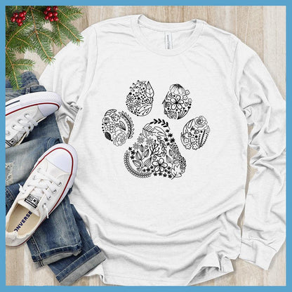 Floral Paw Long Sleeves