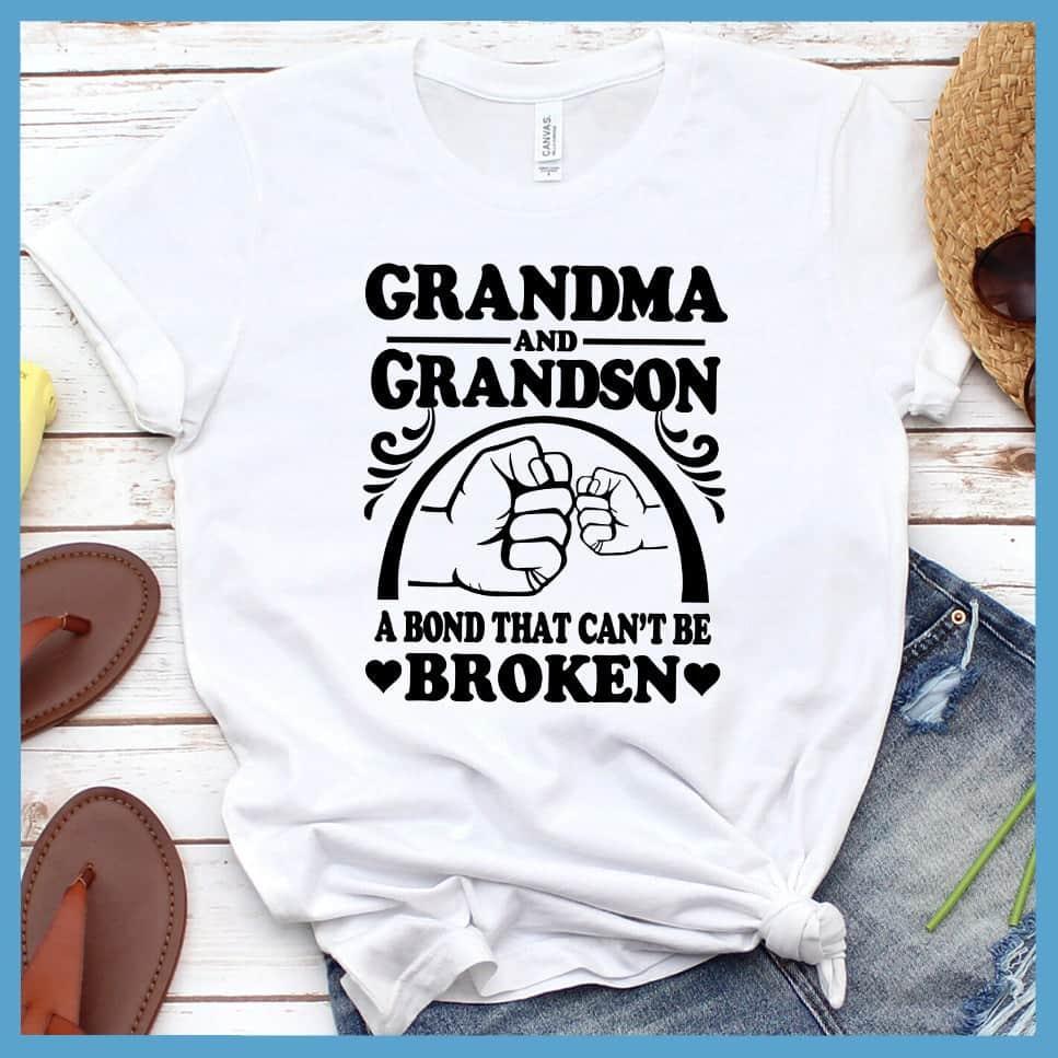 Grandma And Grandson A Bond That Can't Be Broken Version 2 T-Shirt