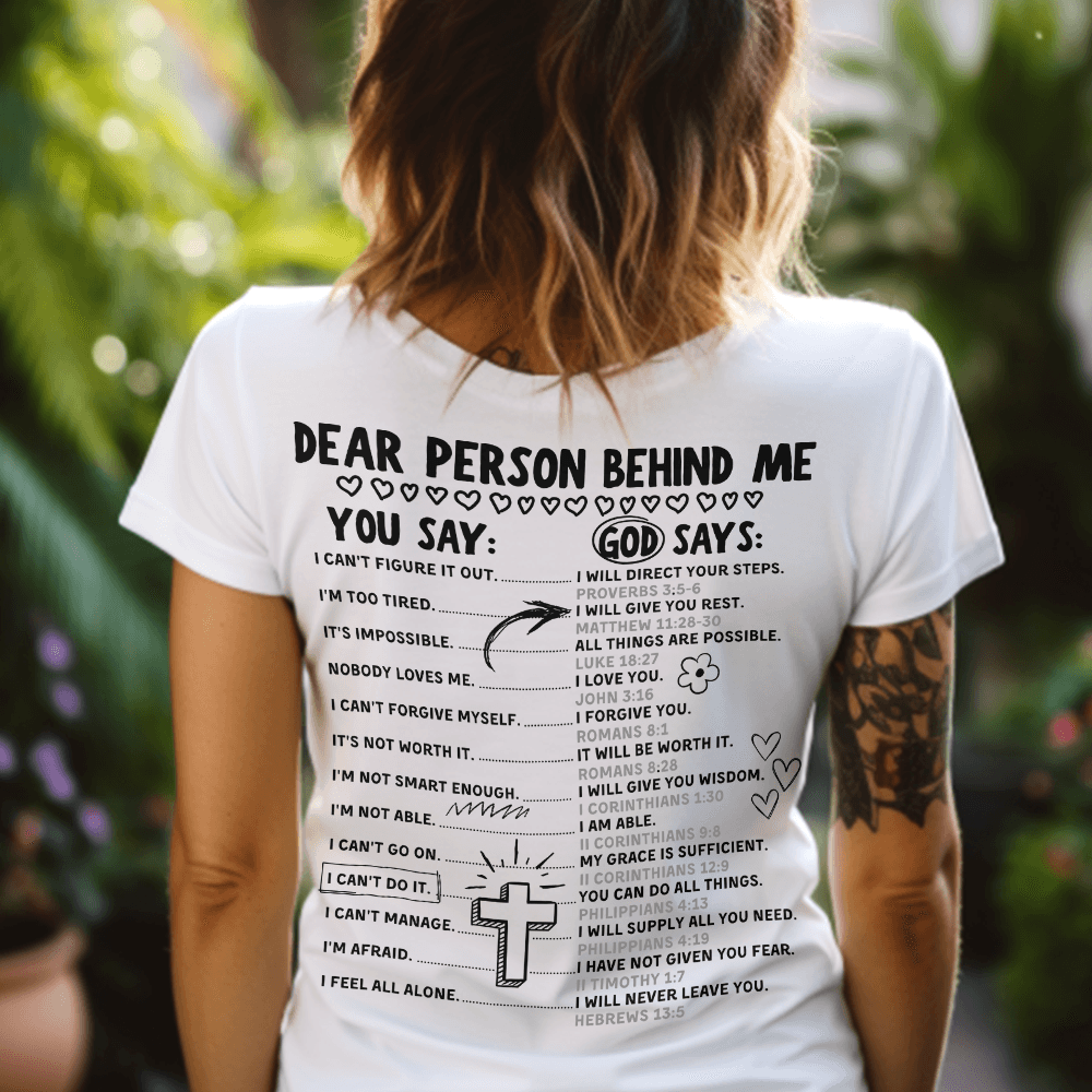 You Say, God Says T-Shirt Colored Edition